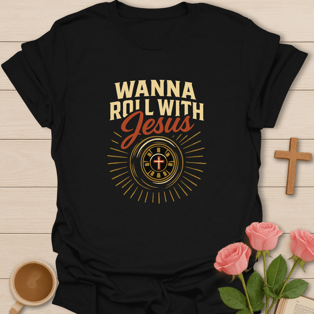 Wanna Roll With Jesus T-Shirt