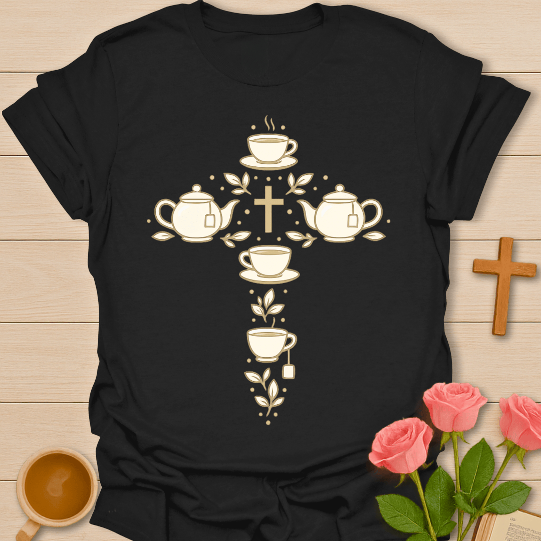 Christian Tea Cross T-Shirt