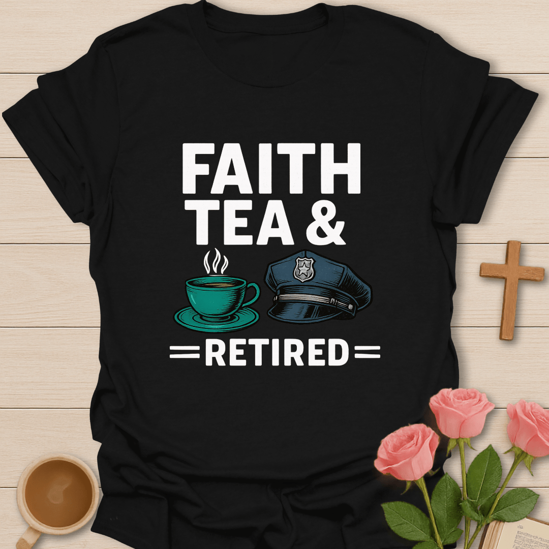 Faith Tea & Retired T-Shirt T-Shirt