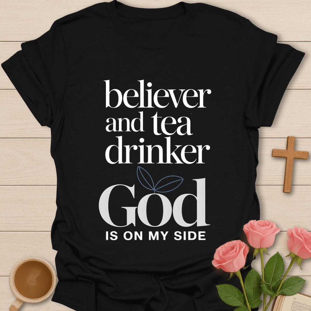 God Is With Me Tea T-Shirt