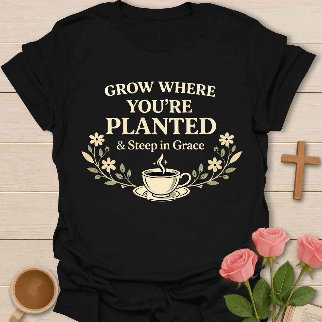 Grow in Grace Tea T-Shirt T-Shirt