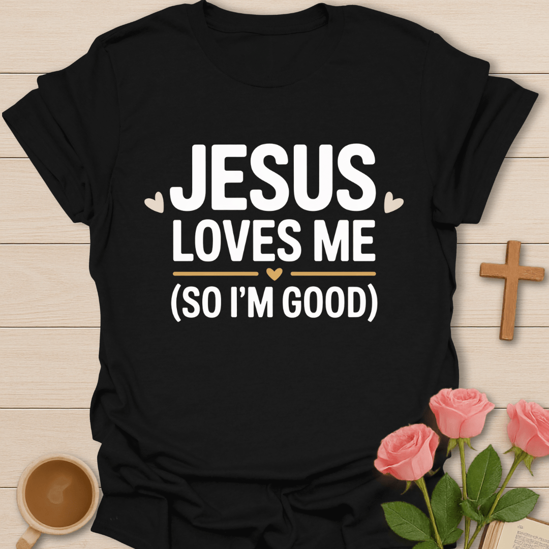 Jesus Loves Me... So I'm Good T-Shirt T-Shirt