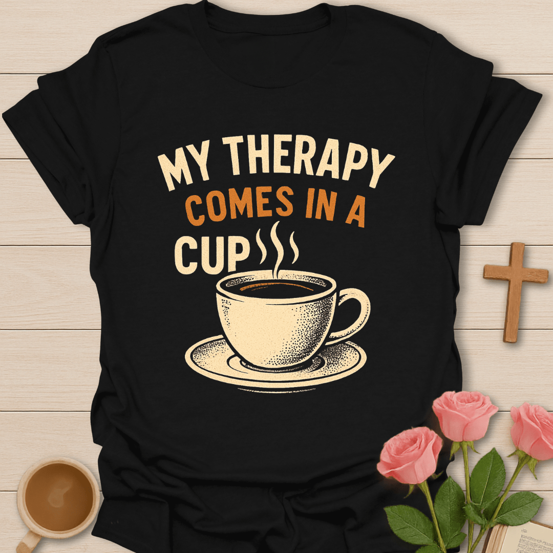 Tea Therapy Cup T-Shirt T-Shirt