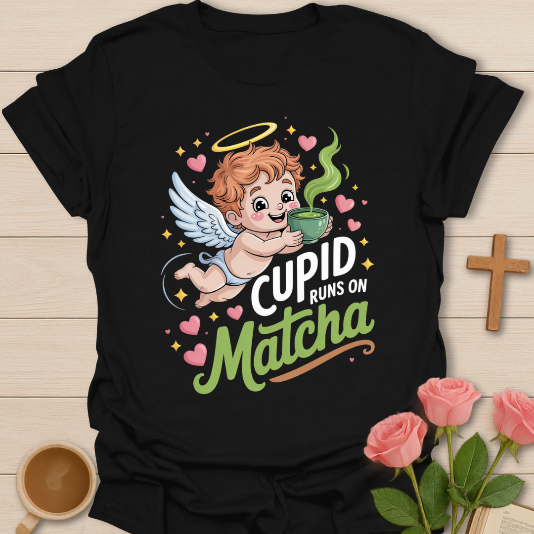Cupid Runs On Matcha T-Shirt