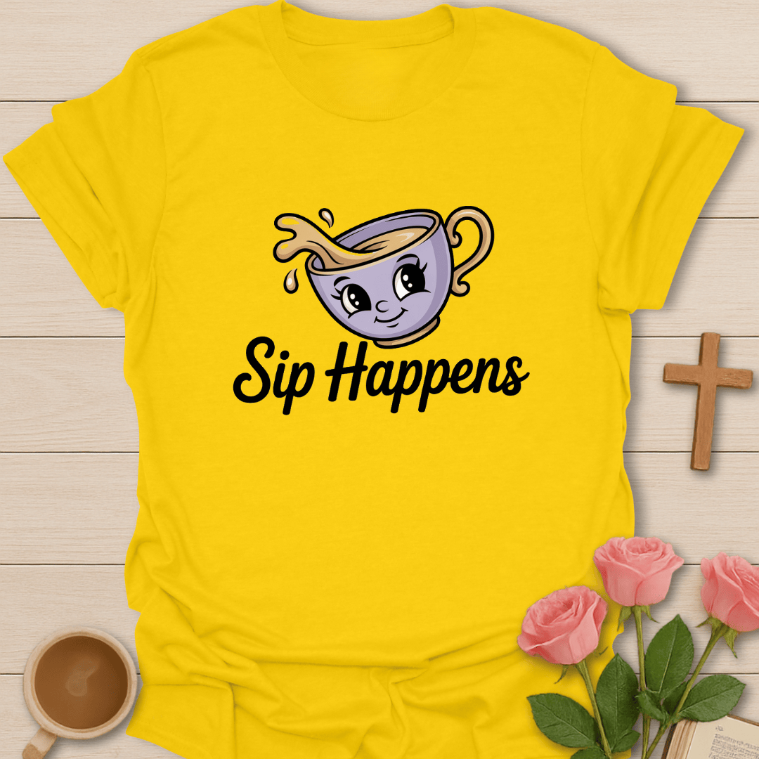 Sips Happens T-Shirt T-Shirt