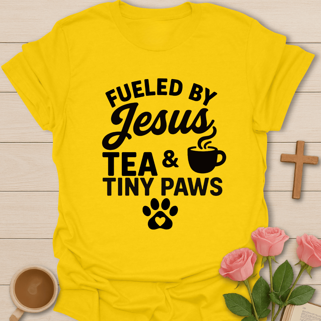 Jesus Tea & Tiny Paws T-Shirt T-Shirt