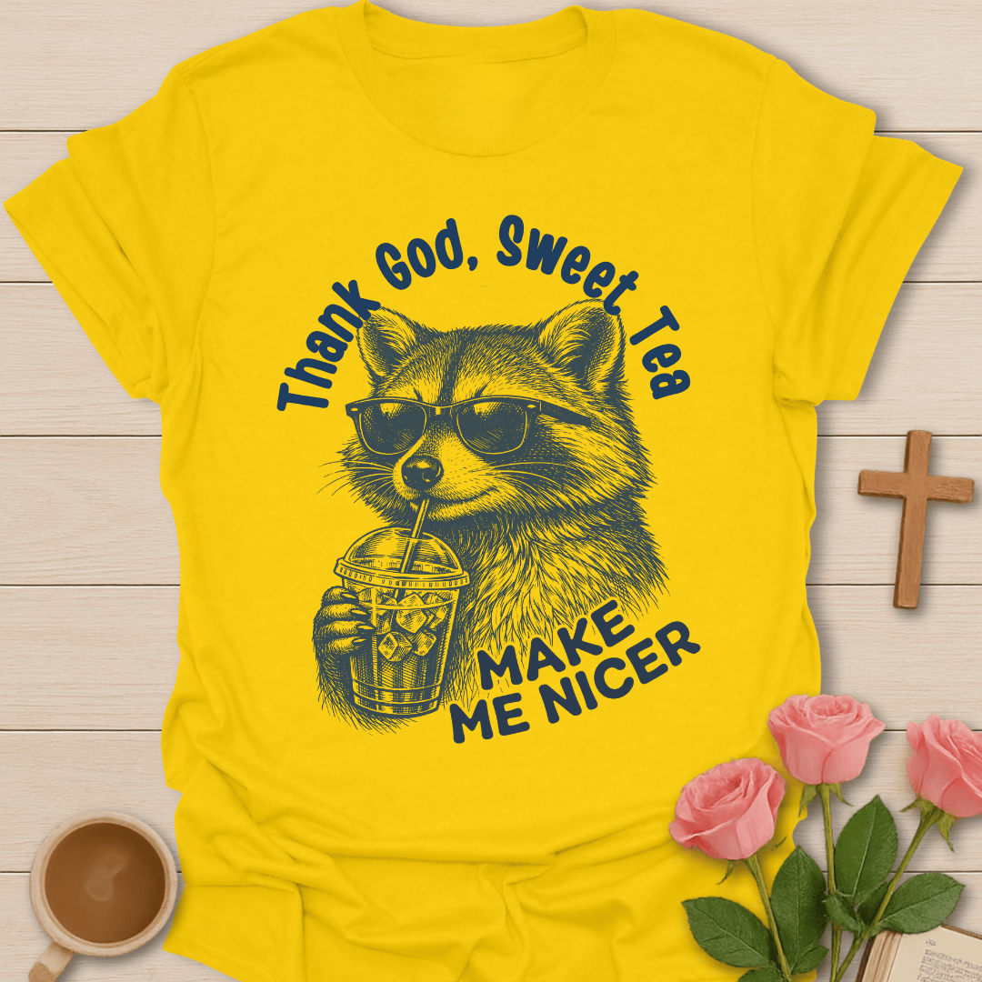 Sweet Tea Raccoon T-Shirt T-Shirt
