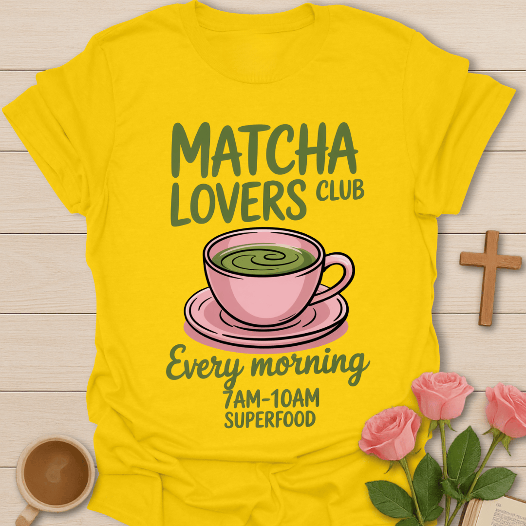 Matcha Lovers Club T-Shirt T-Shirt