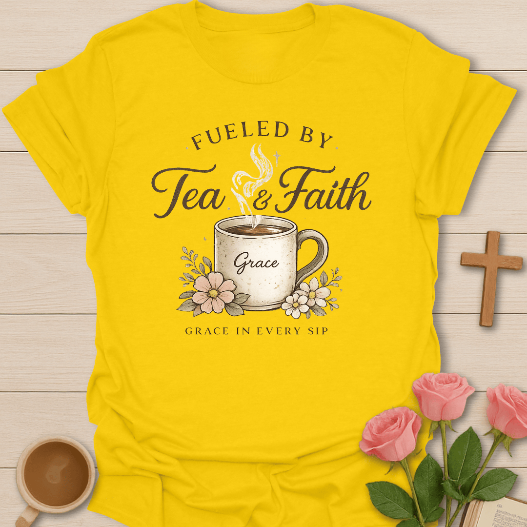 Tea & Faith Grace In Every Sip T-Shirt