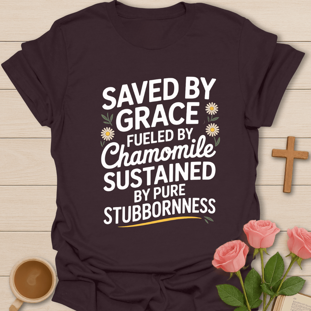 Saved by Grace Tea T-Shirt T-Shirt