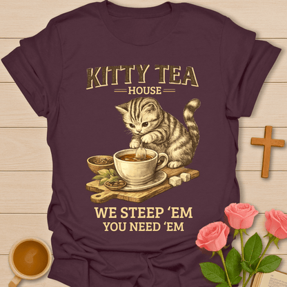 Kitty Tea House T-Shirt T-Shirt