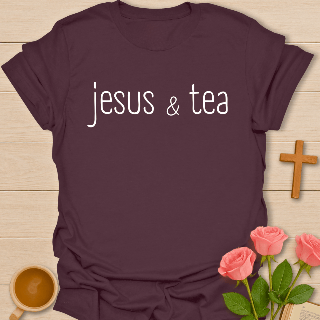 Jesus & Tea Christian T-Shirt T-Shirt