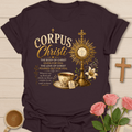 Corpus Christi Faith Tea T-Shirt KozzyCo Christian and tea lover design