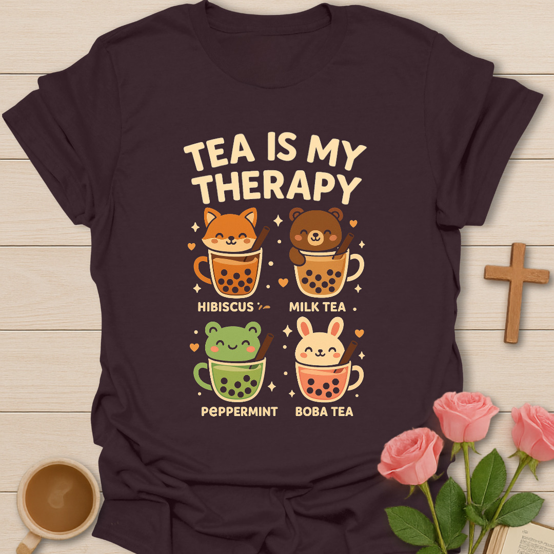 Tea Therapy Bobo Animals  T-Shirt