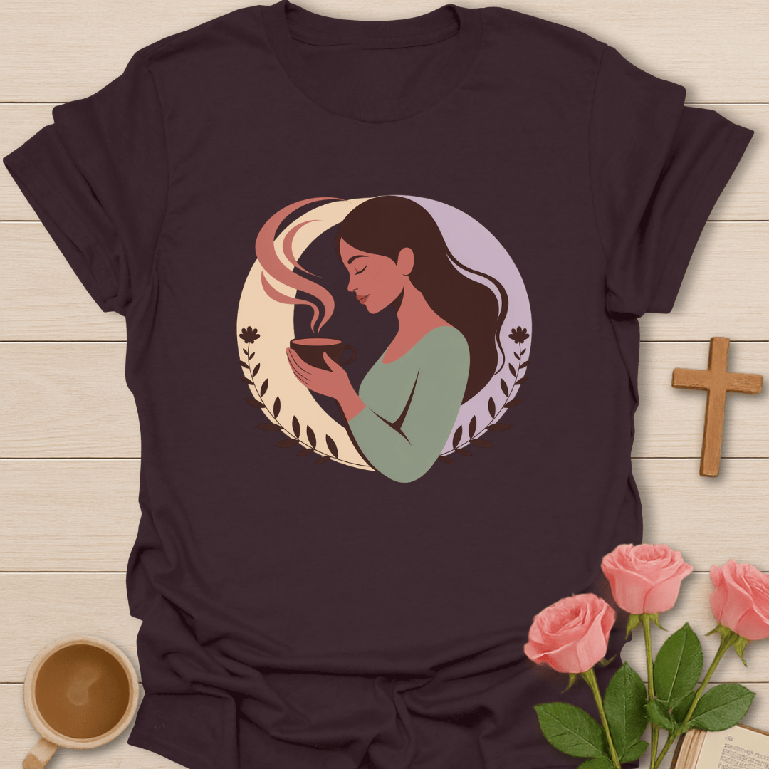 Peaceful Tea Moment T-Shirt T-Shirt