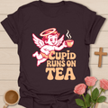 Cupid Runs Tea T-Shirt T-Shirt