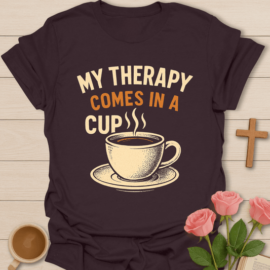 Tea Therapy Cup T-Shirt T-Shirt