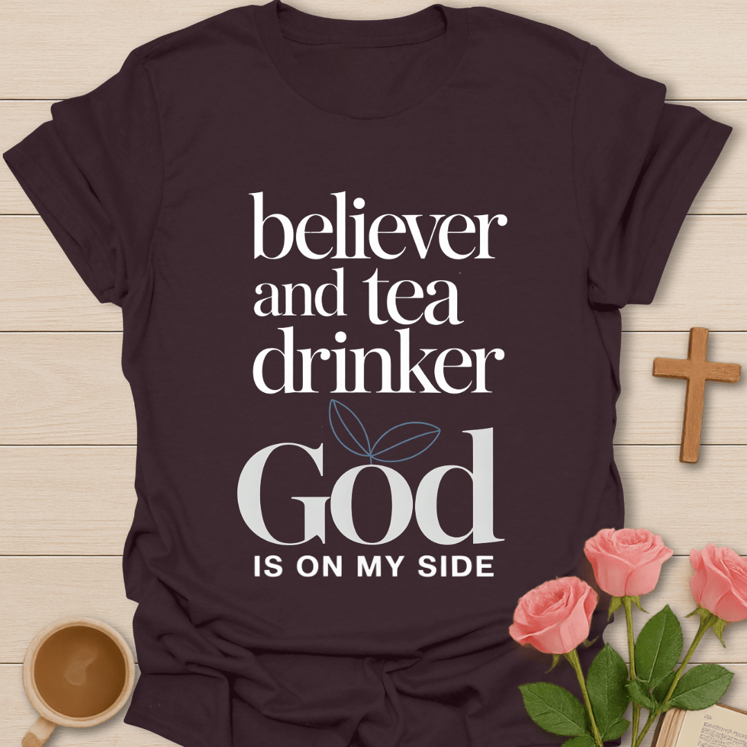 God Is With Me Tea T-Shirt