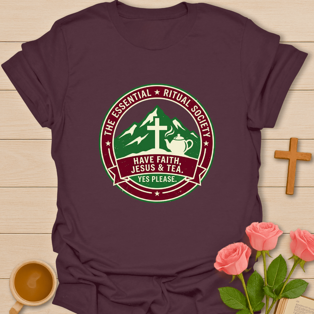 Faith Jesus Tea Ritual T-Shirt T-Shirt