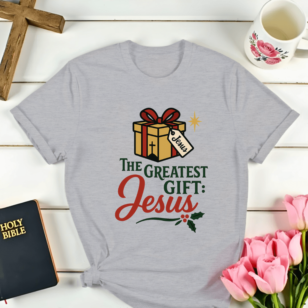 The Greatest Gift: Jesus T-Shirt