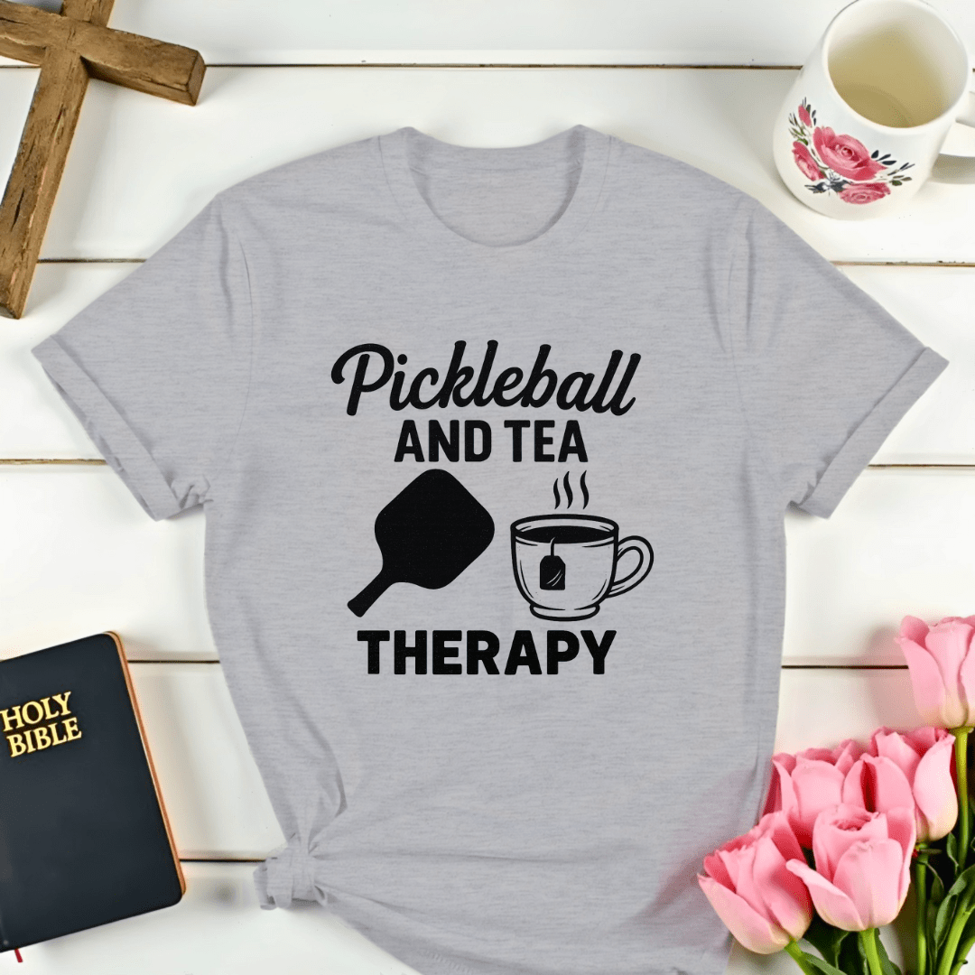 Pickleball  & Tea Therapy T-Shirt