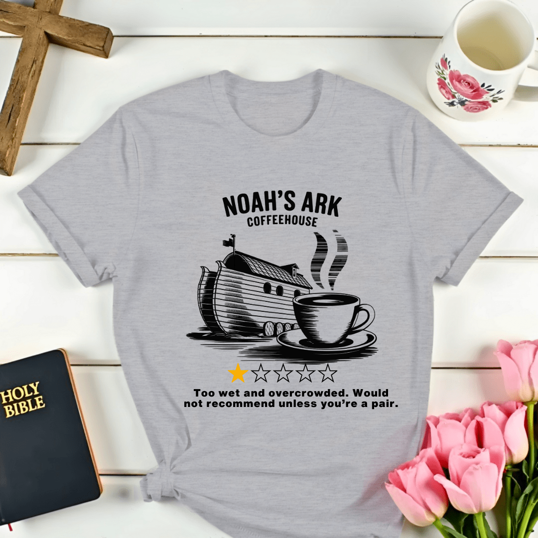 Noah's Ark Coffee House One Star Review T-Shirt