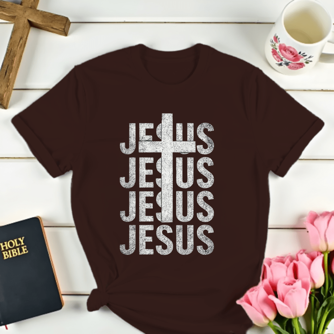 Vintage JESUS Stacked T-Shirt