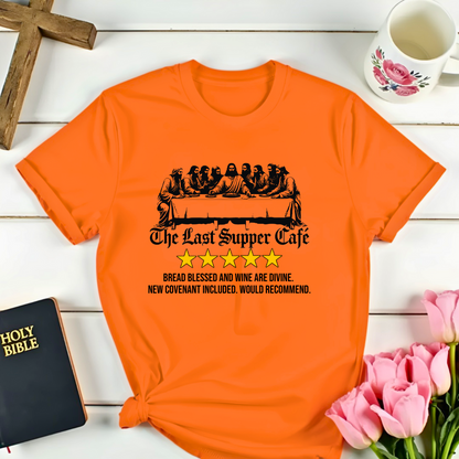 The Last Supper Cafe Review T-Shirt