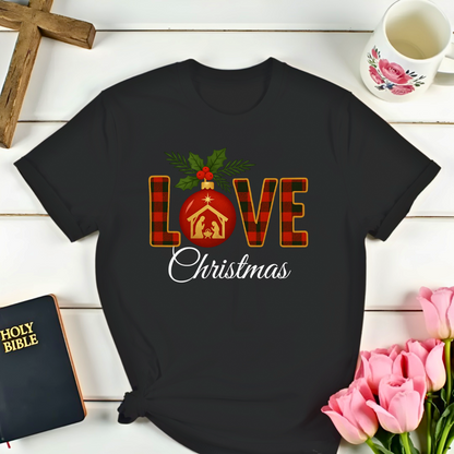Love Christmas Nativity T-Shirt