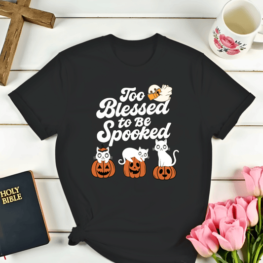 Too Spooked Cat T-Shirt