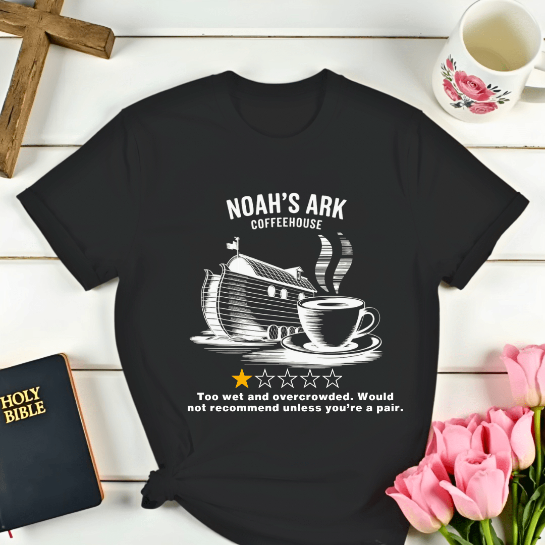 Noah's Ark Coffee House One Star Review T-Shirt