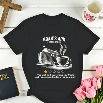 Noah's Ark Coffee House One Star Review T-Shirt
