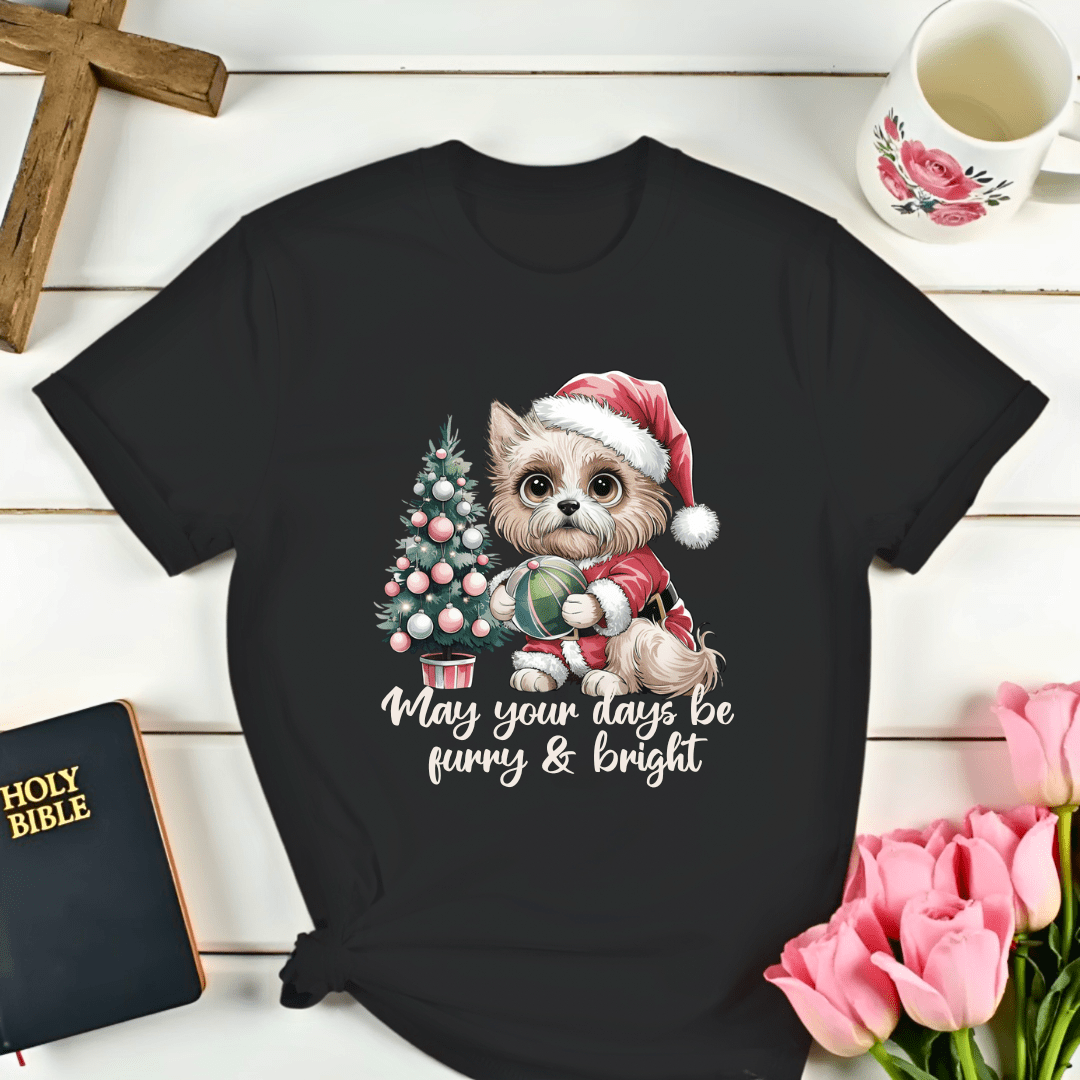 Furry & Bright Christmas T-Shirt