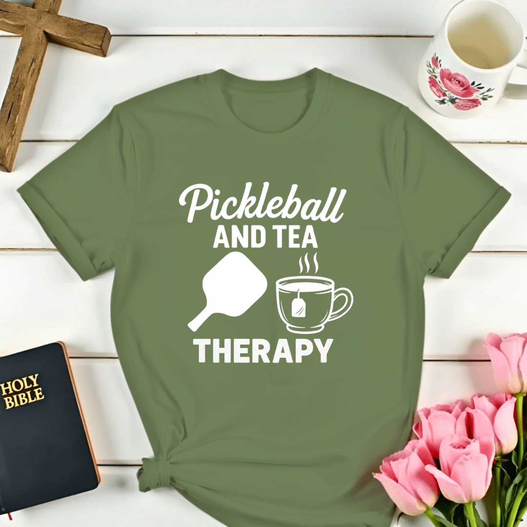 Pickleball  & Tea Therapy T-Shirt
