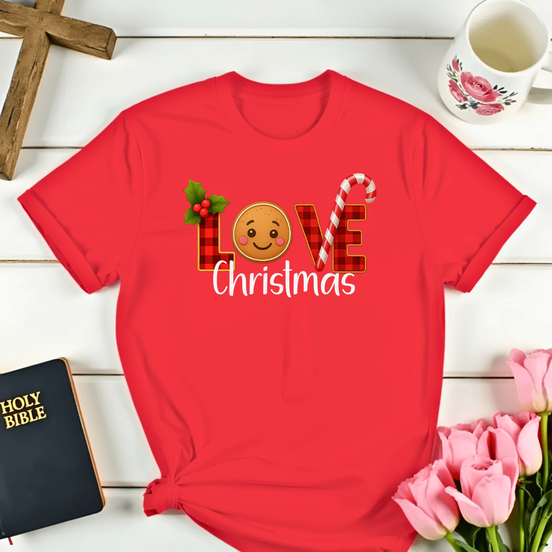 Gingerbread Love Christmas T-Shirt