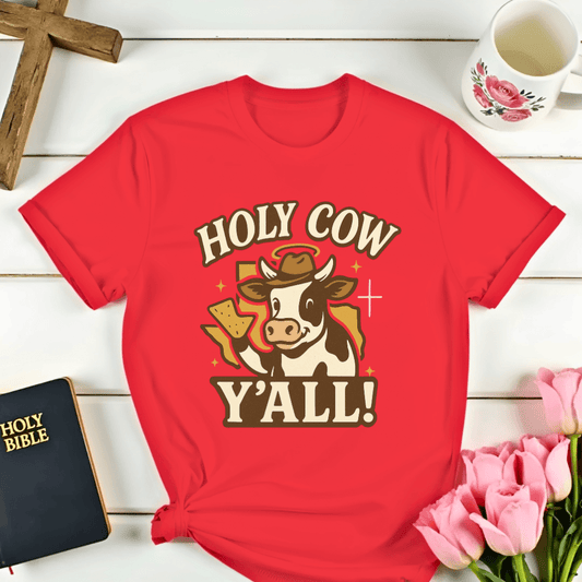 Texas Holy Cow Y'all T-Shirt