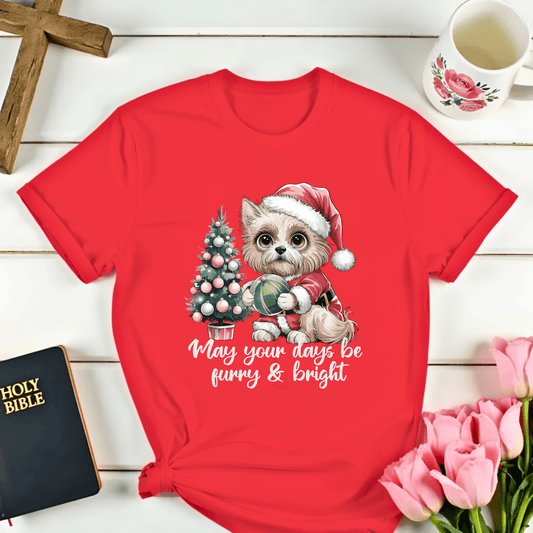 Furry & Bright Christmas T-Shirt