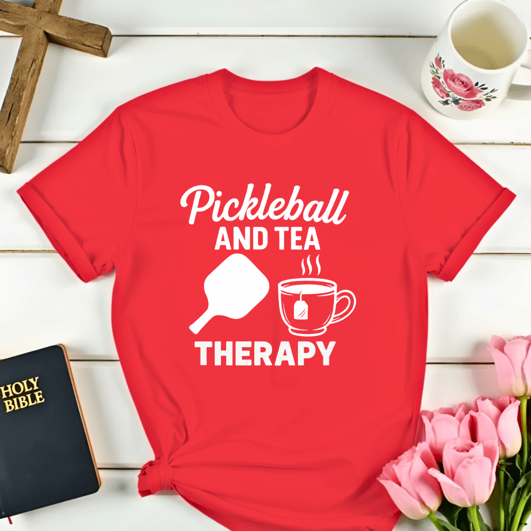 Pickleball  & Tea Therapy T-Shirt