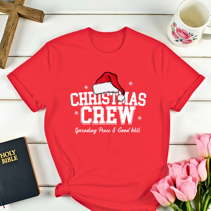 Christmas Crew Peace T-Shirt