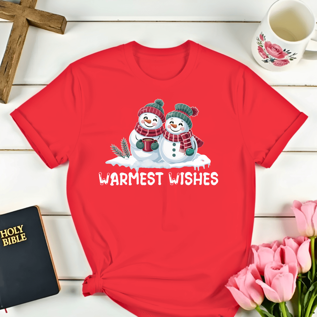 Warmest Wishes Snow-Couple T-Shirt