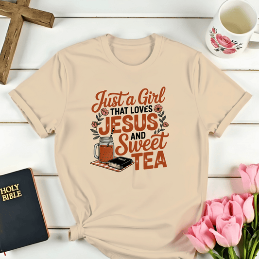 Loving Sweat Tea & Jesus  T-Shirt