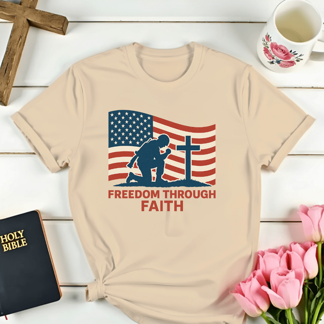 His Freedom Through Faith T-Shirt