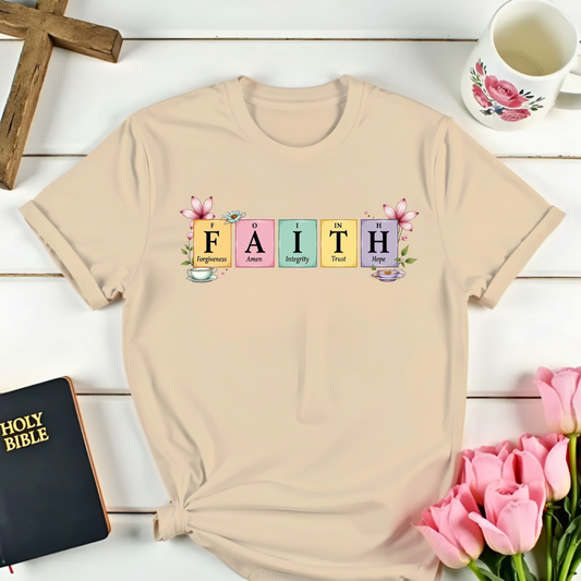 Faith Table of Elements T-Shirt