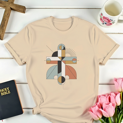 Geometric Cross T-Shirt