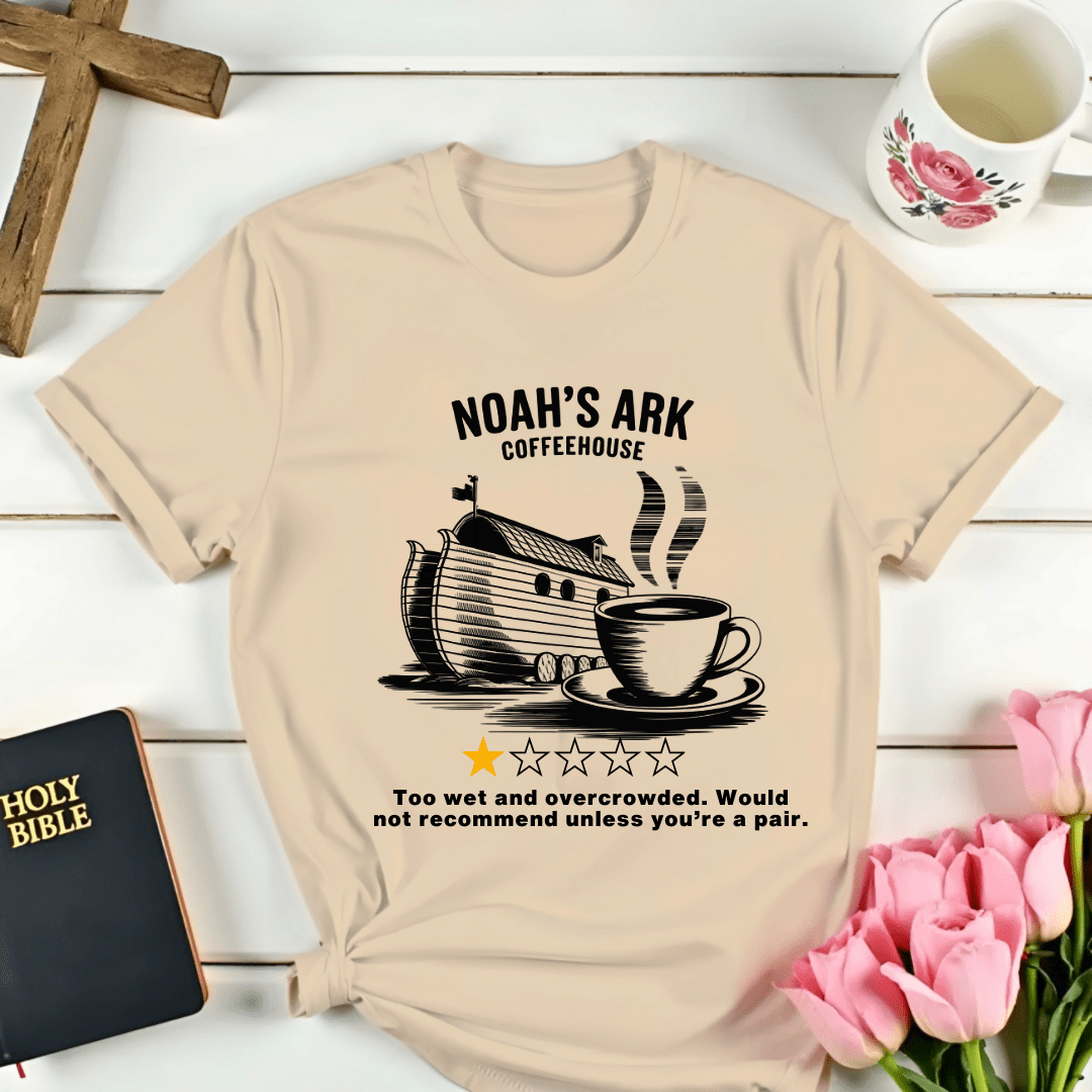 Noah's Ark Coffee House One Star Review T-Shirt