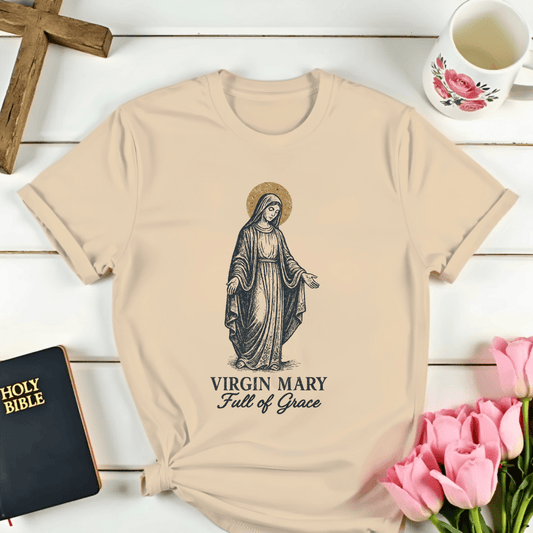 Virgin Mary Full Of Grace T-Shirt