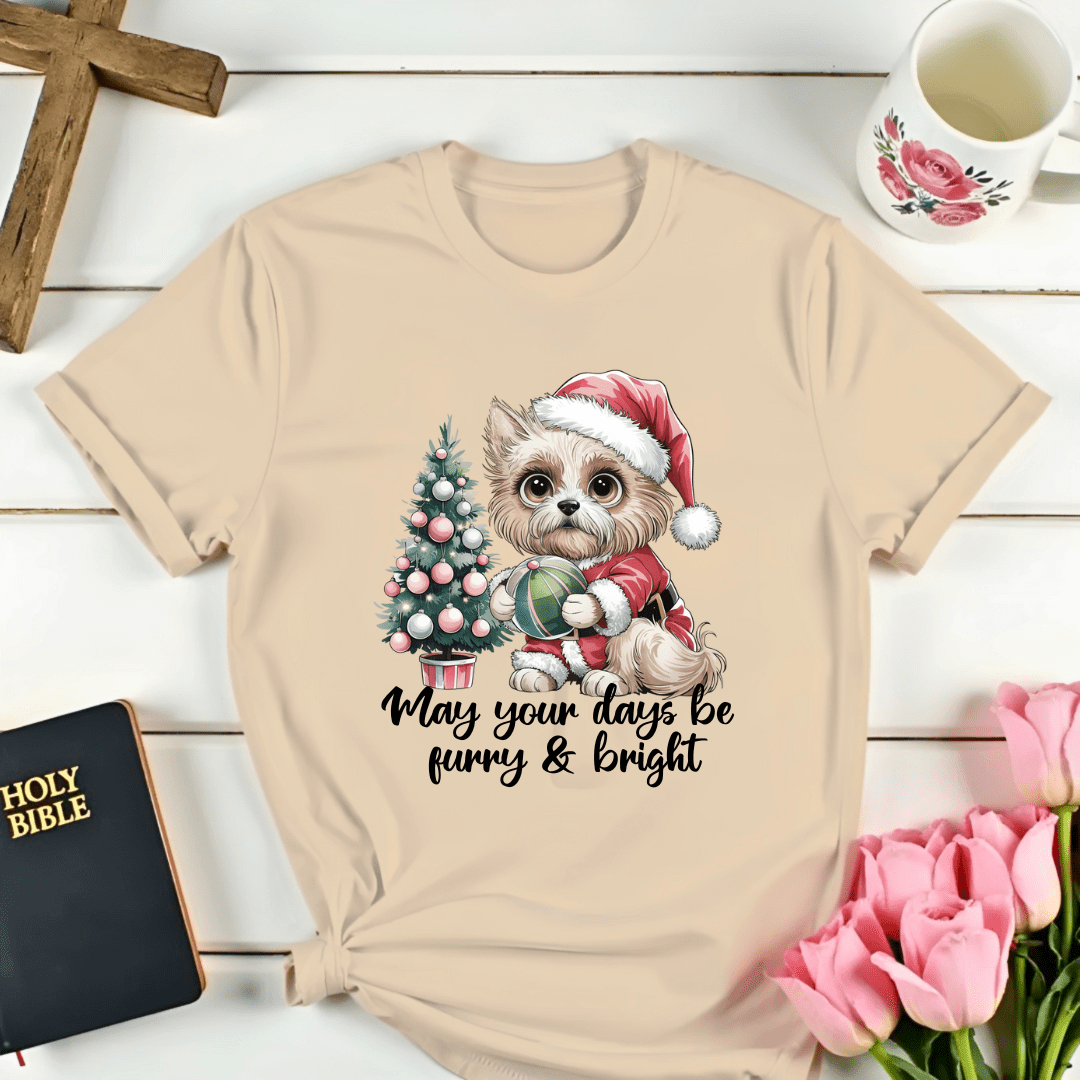 Furry & Bright Christmas T-Shirt