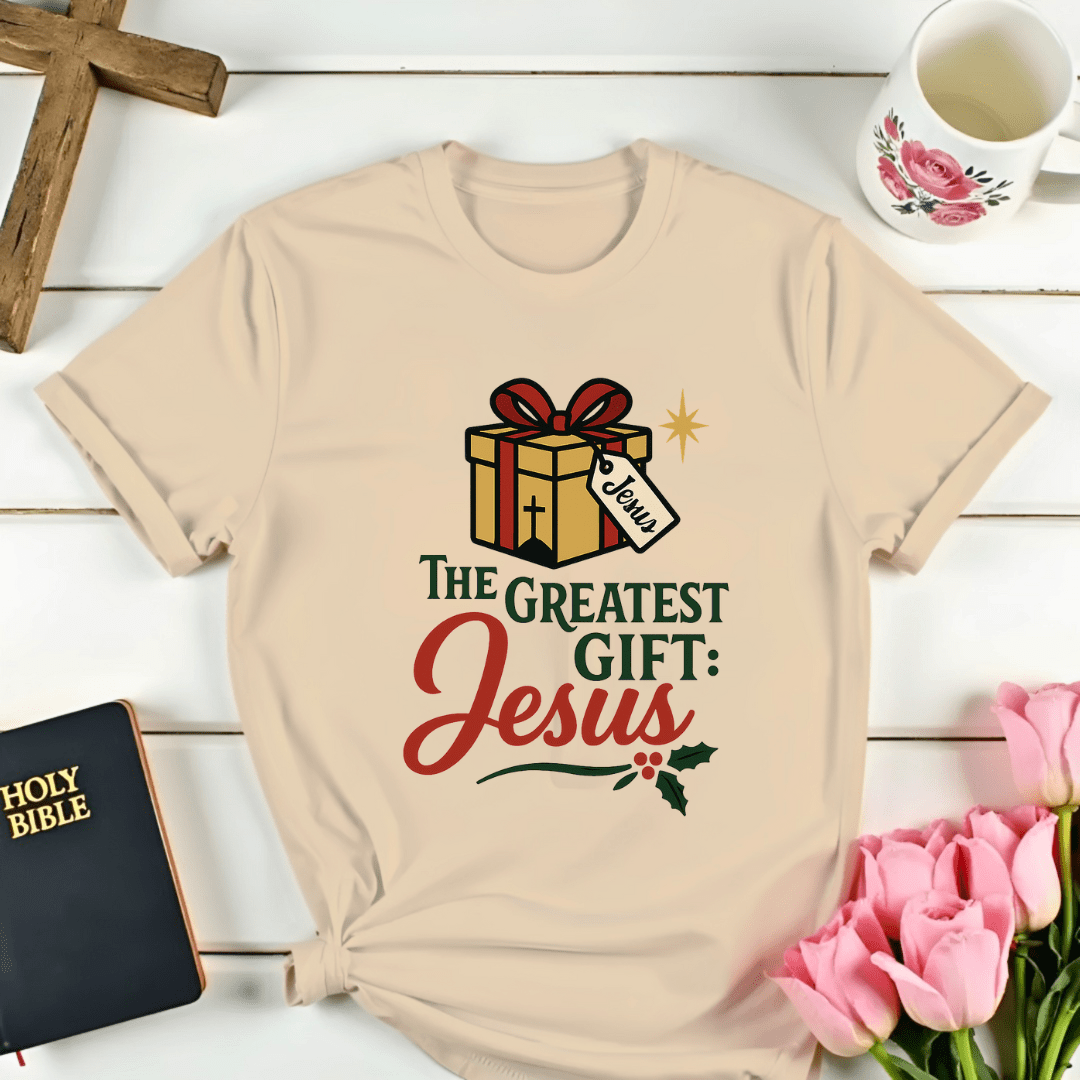 The Greatest Gift: Jesus T-Shirt
