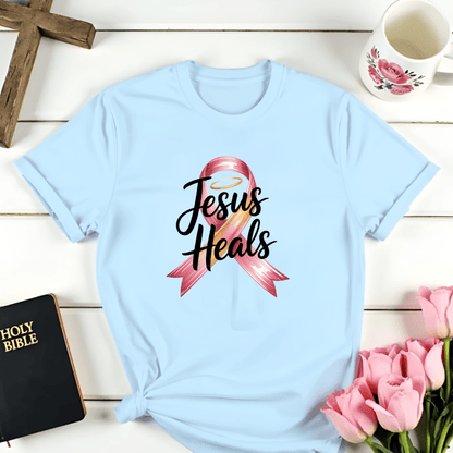 Breast Cancer Jesus Heals T-Shirt