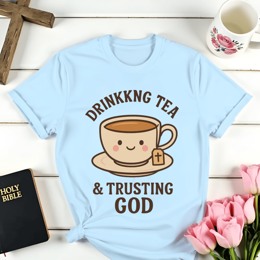 Drinking Tea & Trusting God T-Shirt